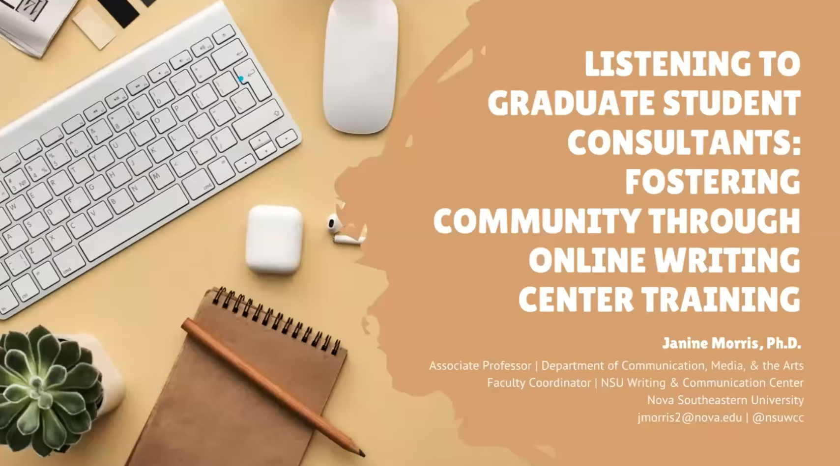 Graphic for Listening to Graduate Student Consultants by Janine Morris