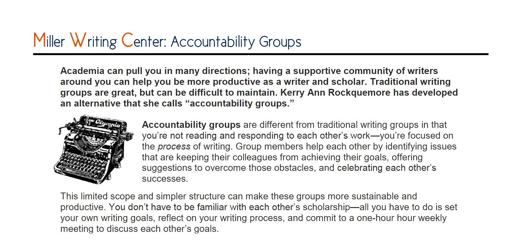 Original version of "Accountability Groups" document 